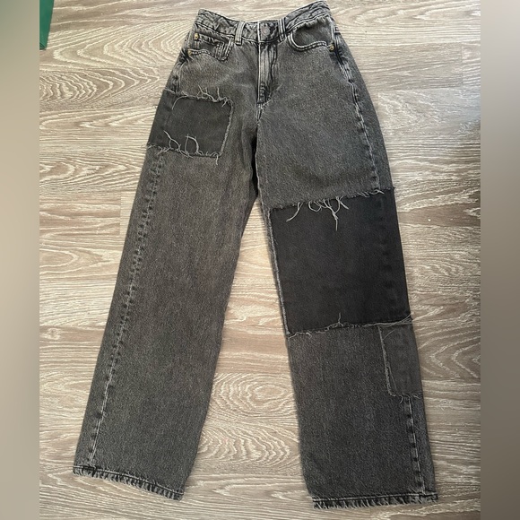 Garage patchwork black jeans - Picture 2 of 4